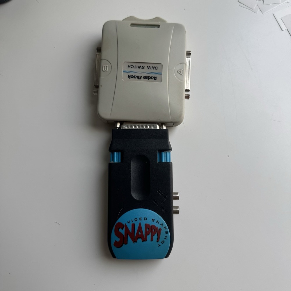 Snappy Video Snapshot Capture Adapter + Radio Shack DB25 Data Switch Untested
